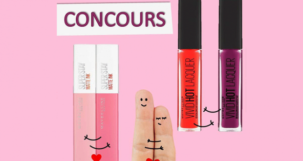 Lot de 4 rouges à lèvres Gemey Maybelline offert