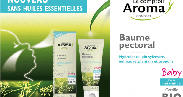 Testez le Baume Pectoral Le Comptoire Aroma