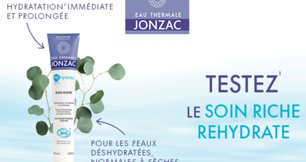 Testez les Soins Rehydrate Eau Thermale Jonzac