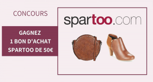 10 bons d'achats Spartoo de 50 euros offerts