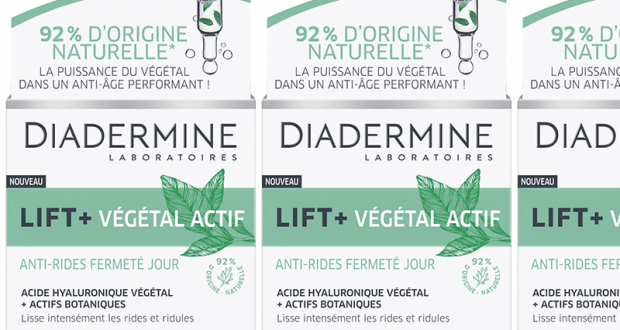 100 soins Lift + Végétal Actif Anti-rides de Diadermine à tester