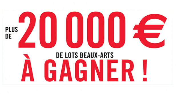 20 000 euros de lots beaux-arts à gagner