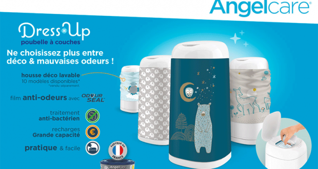 20 Poubelles à couches Dress Up Angelcare à tester