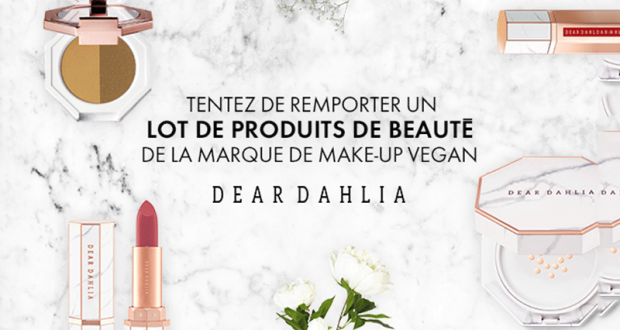 20 lots de produits de beauté Dear Dahlia offerts
