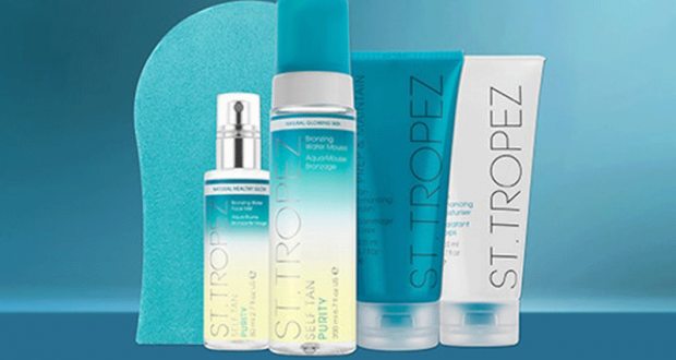 4 lots de 5 produits de soins autobronzants St. Tropez offerts