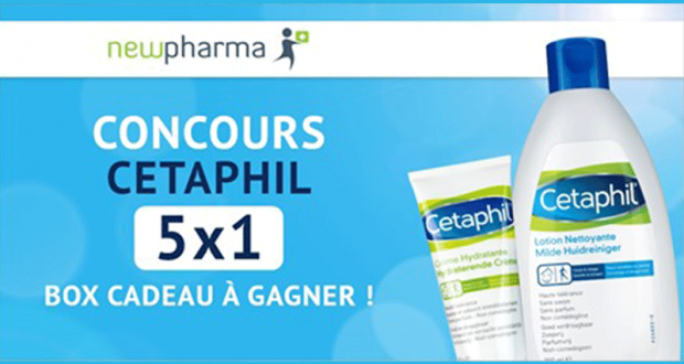 5 Box cadeau de soins Cetaphil offertes