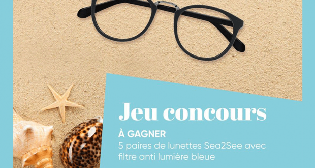 5 paires de lunettes Sea2see offertes