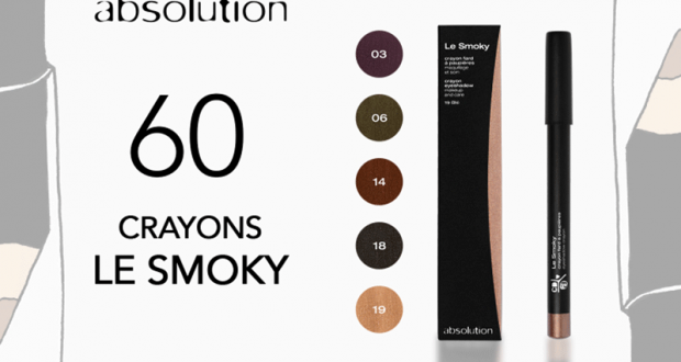 60 crayons Le Smoky d’Absolution à tester