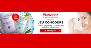 7 lots de 2 masques de soins Boticinal offerts