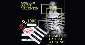 Carte cadeau Sephora de 100 euros offerte