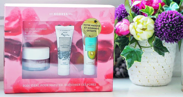 Coffret de soins Korres offert