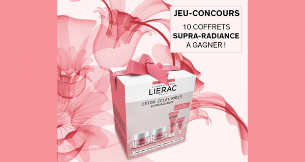 10 coffrets de soins Supra Radiance Lierac offerts