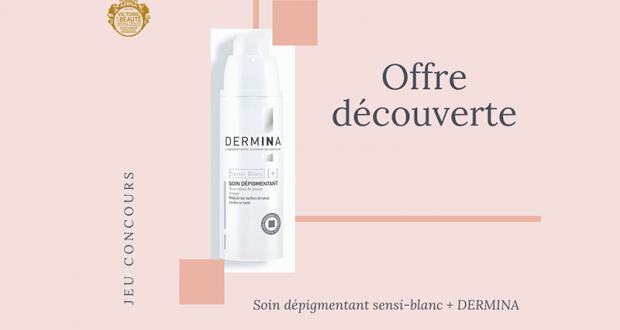 20 Soins dépigmentants sensi-blanc DERMINA offerts