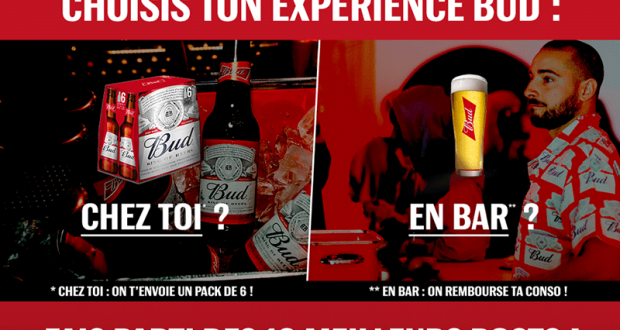 3000 Expériences uniques BUD The King of Beers