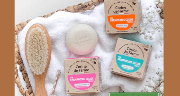 31 shampooings solides Corine de Farme offerts