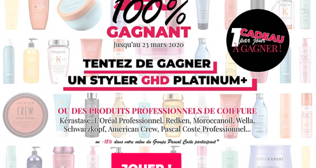 5 lots de soins Pascal Coste Professionnel offerts