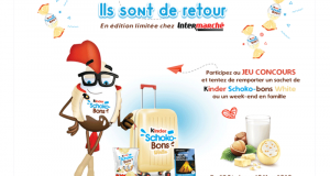 50 sachets de Kinder Schoko-bons White offerts