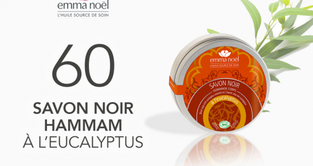 60 Savons Noir Hammam de Emma Noël à tester