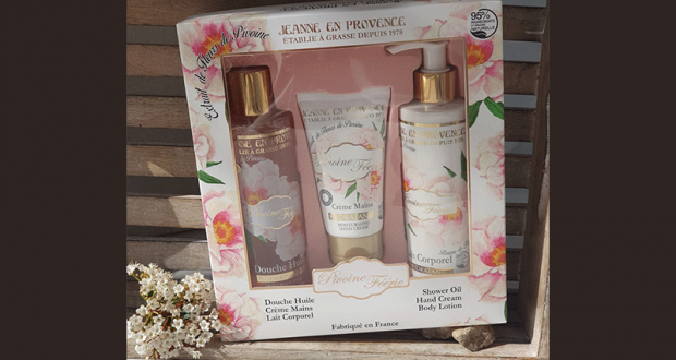 Coffret de 3 produits de soins Jeanne en Provence offert