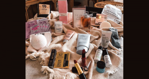 Coffret de produits beauté offert