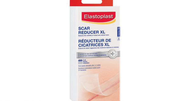 Testez le réducteur de cicatrices d'Elastoplast