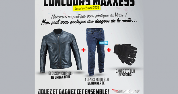 Un ensemble BLH offert blouson en cuir + jean + pair de gants