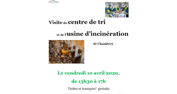 Visite & Transport Gratuit du Centre de Tri et de l'Usine d'Incinération