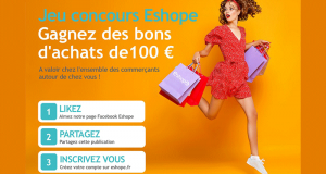 10 bons d'achats Eshope de 100€ offerts