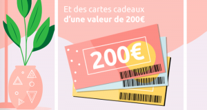 10 cartes cadeaux Aushopping de 200 euros offertes