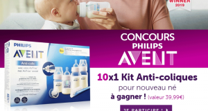 10 kit anti-coliques Philips Avent offerts