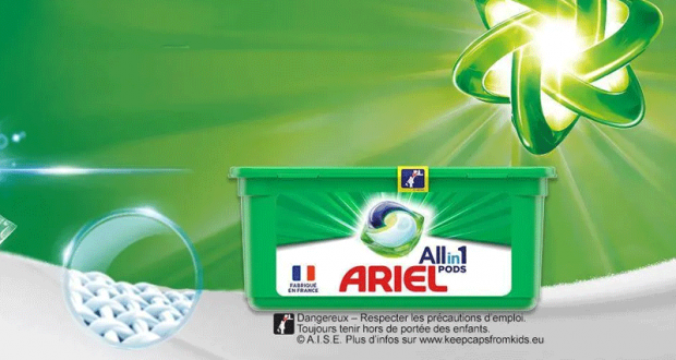 100 boîtes Ariel Pods Original offertes