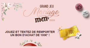 13 bons d'achat M&M's de 100 euros offerts