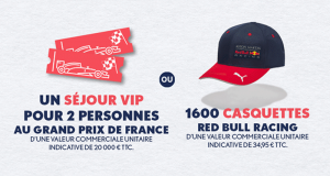 1600 casquettes Red Bull Racing offertes
