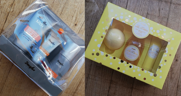 2 coffrets de 3 produits de beauté offerts