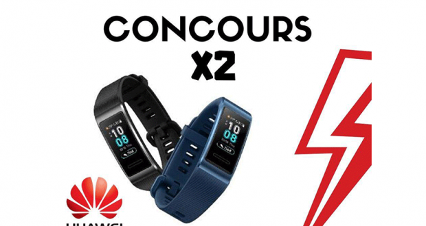 2 montres Huawei Band 4 offertes