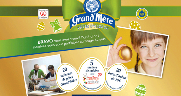 20 bons d'achat Pâtes grand-mère de 10 euros offerts