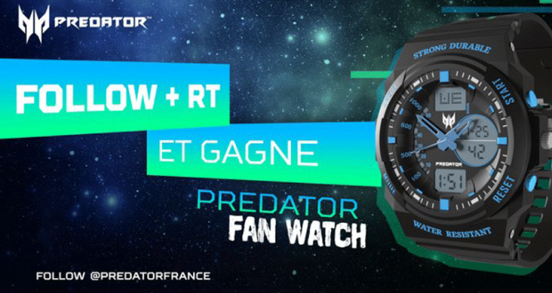 5 montres Predator Gaming offertes