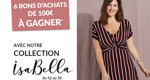 6 bons d'achat Blancheporte de 100 euros offerts