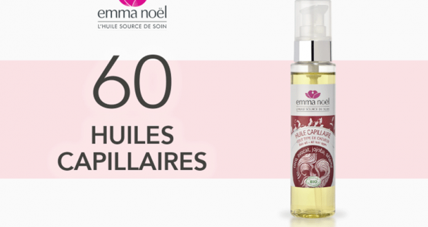 60 Huiles Capillaires de Emma Noël à tester