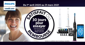 Brosse à Dents ou AirFloss Sonicare Satisfait ou 100% Remboursé