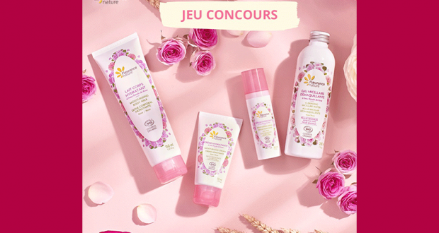 Lot de 4 soins cosmétiques à la rose Fleurance Nature offert