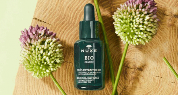 Testez l'huile visage nuit bio de Nuxe