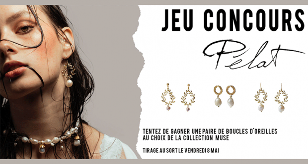 Une paire de boucles d'oreilles offerte