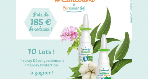 10 lots de 2 sprays nasaux Puressentiel offerts