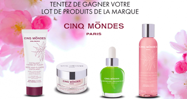 10 lots de 4 soins Cinq Mondes de 220€ offerts