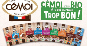 10 lots de tablettes de chocolat Cémoi Bio offerts