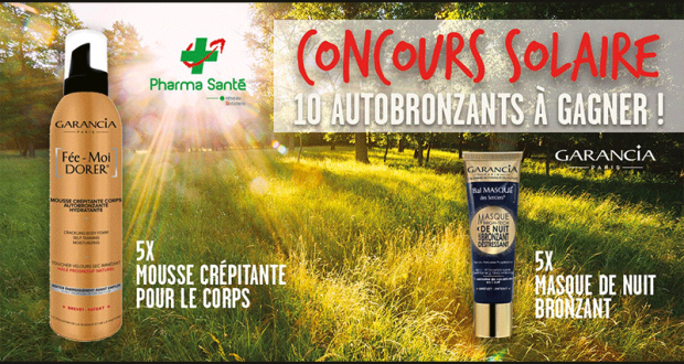 10 soins autobronzants Garancia offerts