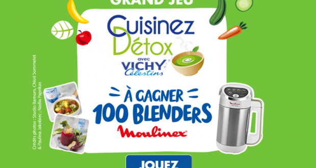 100 blenders Easy Soup Moulinex offerts