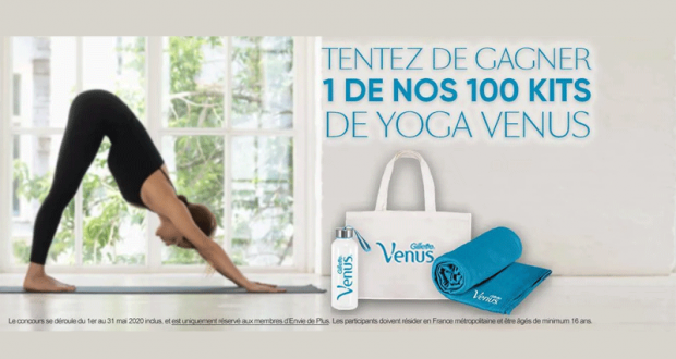100 kits de yoga Venus offerts