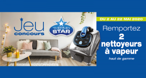 2 nettoyeurs à vapeur sèche Thermostar offerts (valeur unitaire 2500€)